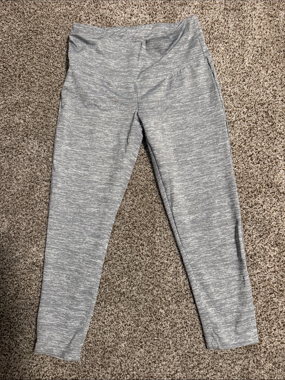 Jockey Gray Active Capri Leggings